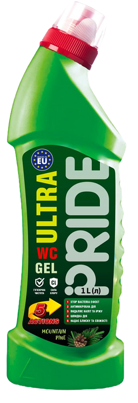 Універсальний гель для чищення PRIDE ultra mountain pine 1 л